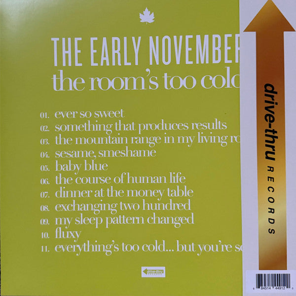 The Early November : The Room's Too Cold (LP, Album, RP, Pin)