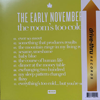 The Early November : The Room's Too Cold (LP, Album, RP, Pin)
