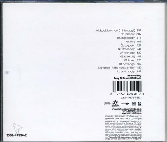 Deftones : White Pony (CD, Album, Enh, RE)