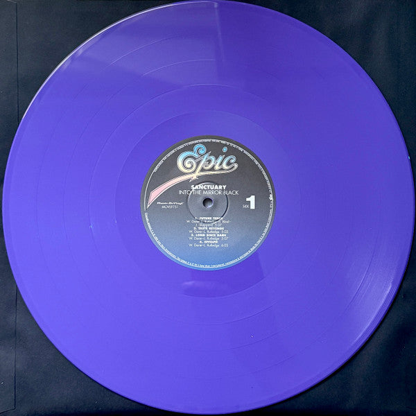 Sanctuary (4) : Into The Mirror Black (LP, Album, Ltd, Num, RE, Pur)