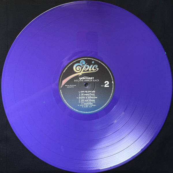 Sanctuary (4) : Into The Mirror Black (LP, Album, Ltd, Num, RE, Pur)