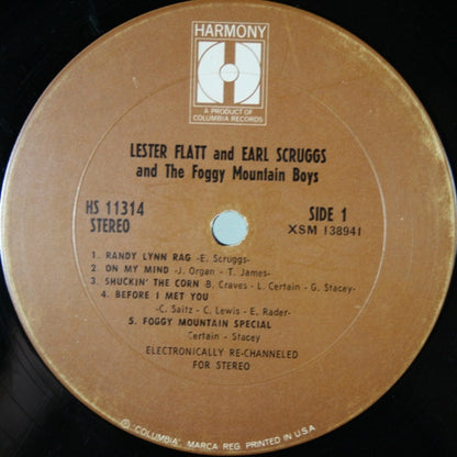 Flatt & Scruggs And The Foggy Mountain Boys : Lester Flatt And Earl Scruggs And The Foggy Mountain Boys (LP, Album, RM, Pit)