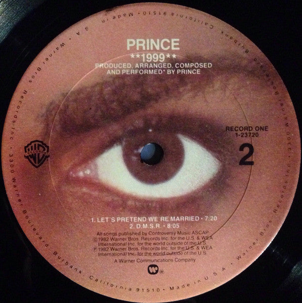 Prince : 1999 (2xLP, Album, Club, Car)