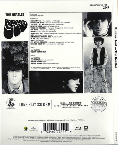 The Beatles : Rubber Soul (Blu-ray, Blu-ray-A, Album, Comp, RE, Multichannel,)