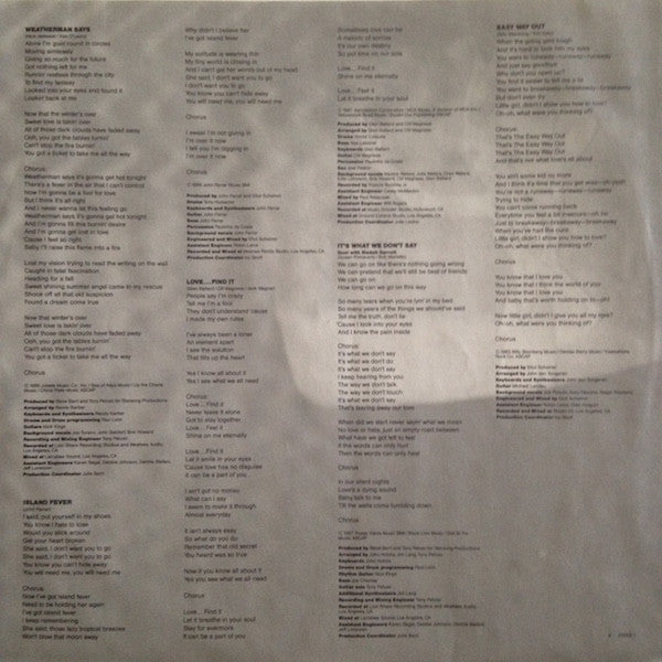 Jack Wagner : Don't Give Up Your Day Job (LP, Album)