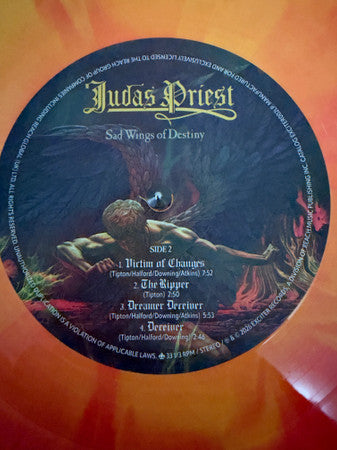 Judas Priest : Sad Wings Of Destiny (LP, Ltd, RE, RM, 50t)
