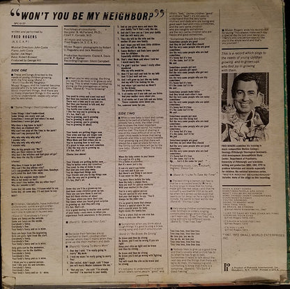 Mister Rogers : Won't You Be My Neighbor? (LP)