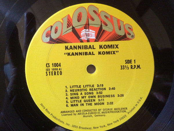Kannibal Komix : Kannibal Komix (LP, Album, Uni)