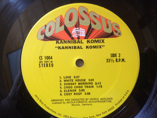 Kannibal Komix : Kannibal Komix (LP, Album, Uni)