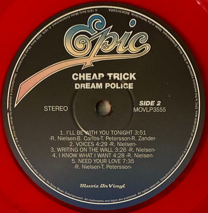 Cheap Trick : Dream Police (LP, Album, Ltd, Num, RE, Red)