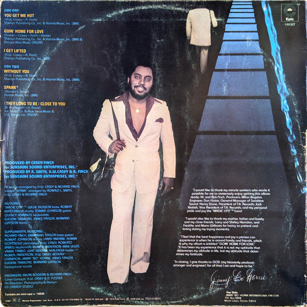 Jimmy "Bo" Horne : Goin' Home For Love (LP, Album)