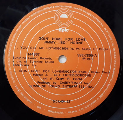 Jimmy "Bo" Horne : Goin' Home For Love (LP, Album)