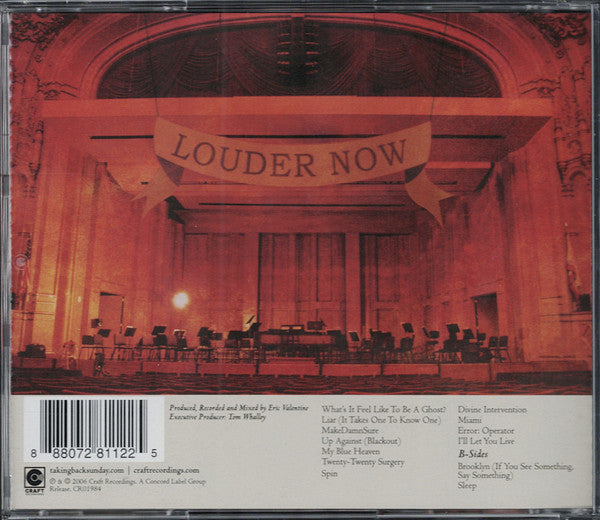 Taking Back Sunday : Louder Now (CD, Album, RE)