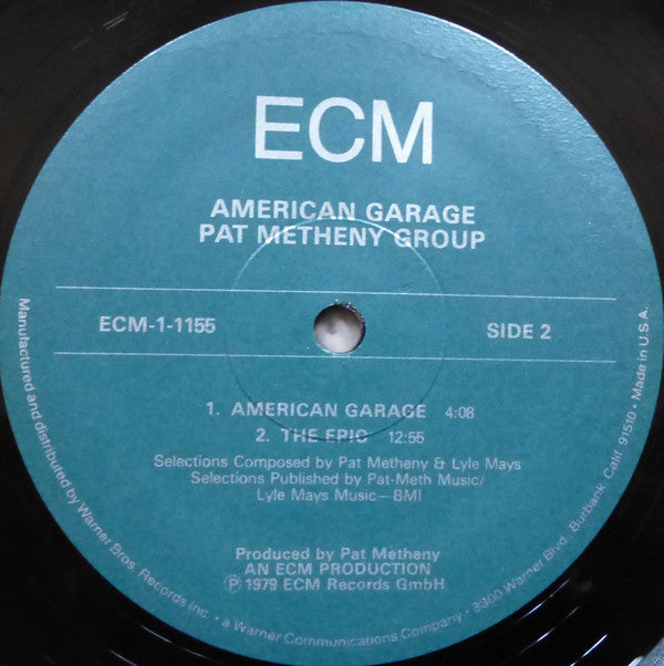 Pat Metheny Group : American Garage (LP, Album, Wak)