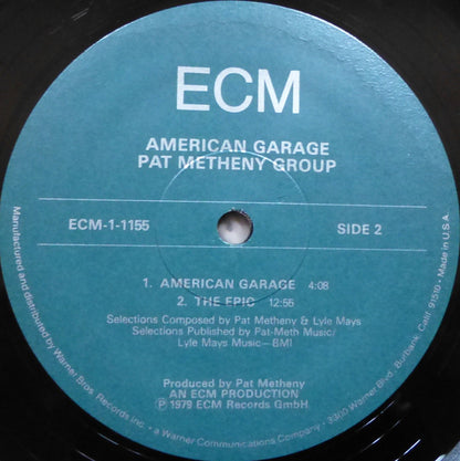 Pat Metheny Group : American Garage (LP, Album, Wak)