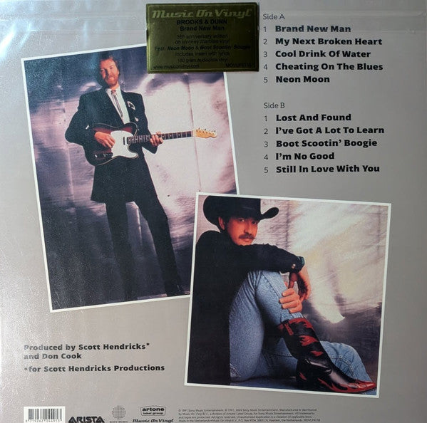 Brooks & Dunn : Brand New Man (LP, Album, Smo)
