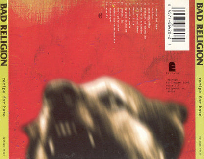 Bad Religion : Recipe For Hate (CD, Album, Nim)