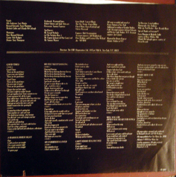 Chic : Risqué (LP, Album, RI )