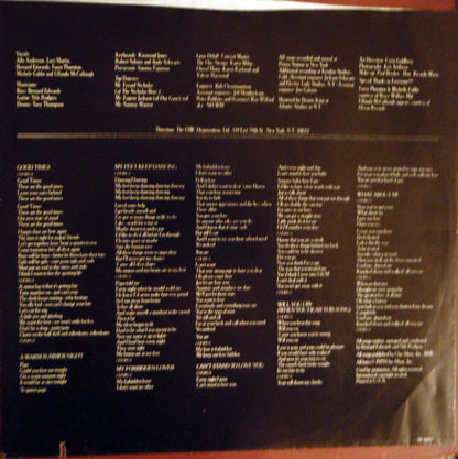 Chic : Risqué (LP, Album, RI )