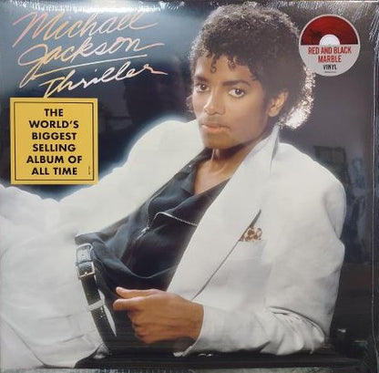 Michael Jackson : Thriller (LP, Album, RE, Red)