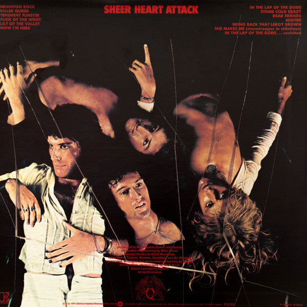 Queen : Sheer Heart Attack (LP, Album, RE)