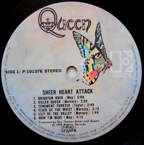 Queen : Sheer Heart Attack (LP, Album, RE)