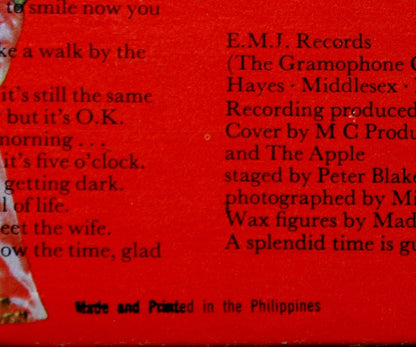 The Beatles : Sgt. Pepper's Lonely Hearts Club Band (LP, Album, RP)