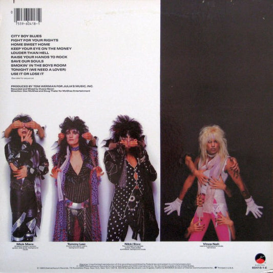 Mötley Crüe : Theatre Of Pain (LP, Album, SP )