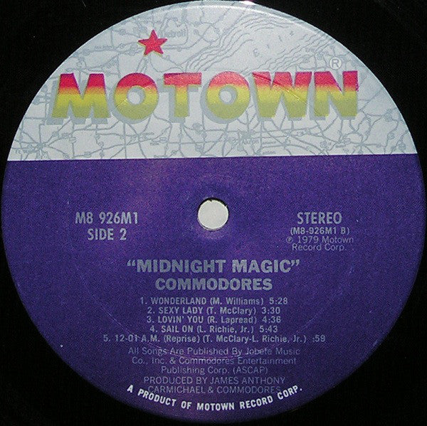 Commodores : Midnight Magic (LP, Album)