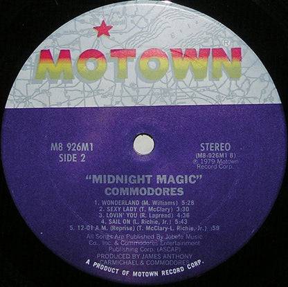 Commodores : Midnight Magic (LP, Album)