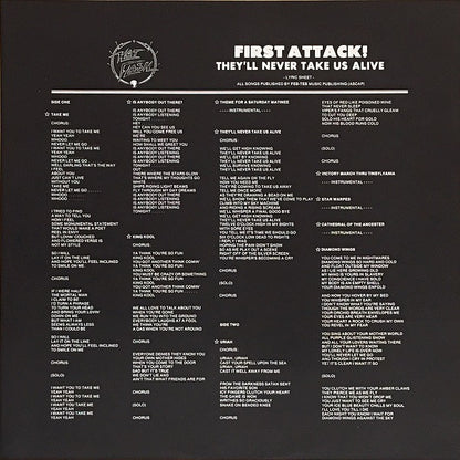 Hot Flash (2) : First Attack! They'll Never Take Us Alive (LP, Album)