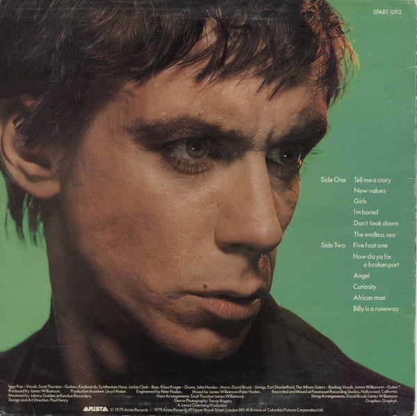 Iggy Pop : New Values (LP, Album)