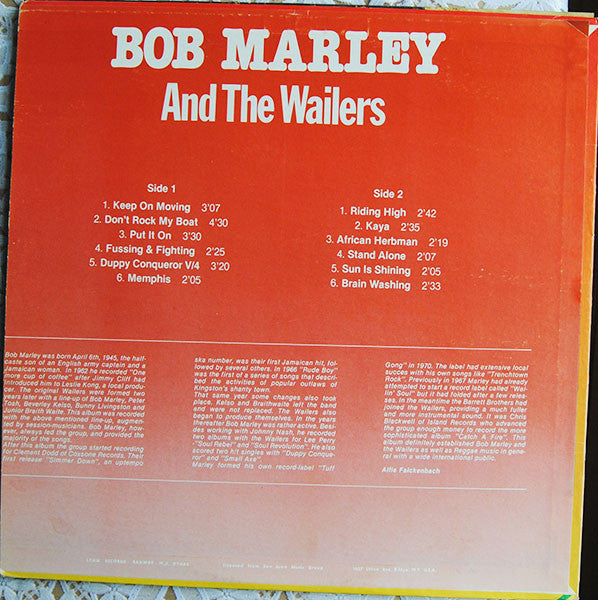 Bob Marley And The Wailers* : Soul Revolution Part II (LP)