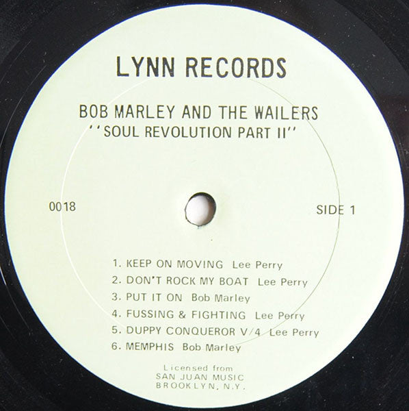 Bob Marley And The Wailers* : Soul Revolution Part II (LP)