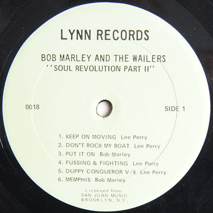 Bob Marley And The Wailers* : Soul Revolution Part II (LP)