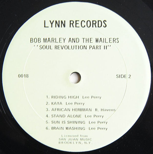Bob Marley And The Wailers* : Soul Revolution Part II (LP)