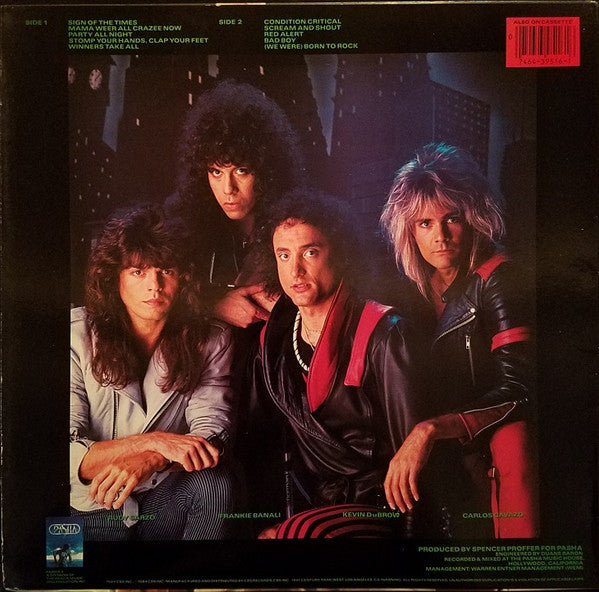 Quiet Riot : Condition Critical (LP, Album)
