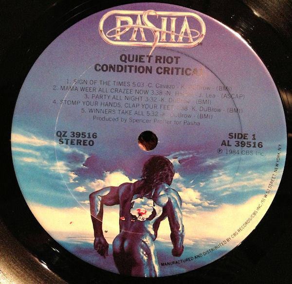 Quiet Riot : Condition Critical (LP, Album)