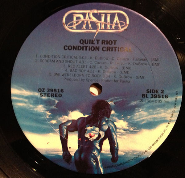 Quiet Riot : Condition Critical (LP, Album)