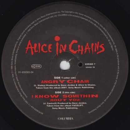 Alice In Chains : Angry Chair (7", Single, Ltd)