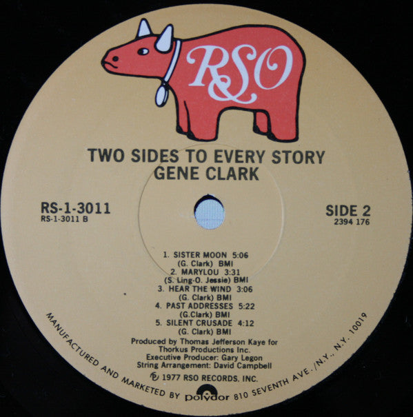 Gene Clark : Two Sides To Every Story (LP, Album, PRC)