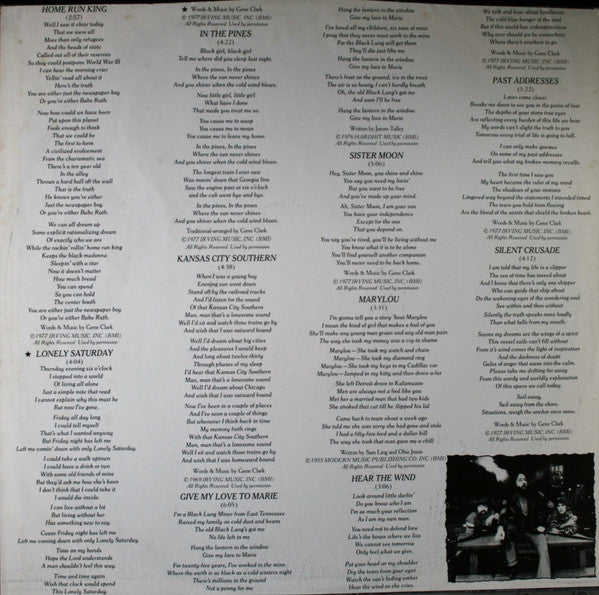 Gene Clark : Two Sides To Every Story (LP, Album, PRC)