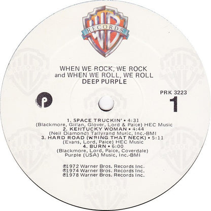 Deep Purple : When We Rock, We Rock And When We Roll, We Roll (LP, Comp)