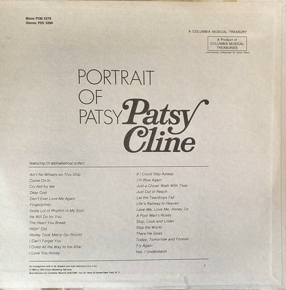 Patsy Cline : Portrait Of Patsy (2xLP, Comp)