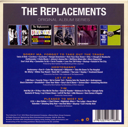 The Replacements : Original Album Series (CD, Album, RE + CD, Album, RE + CD, Album, RE + CD)