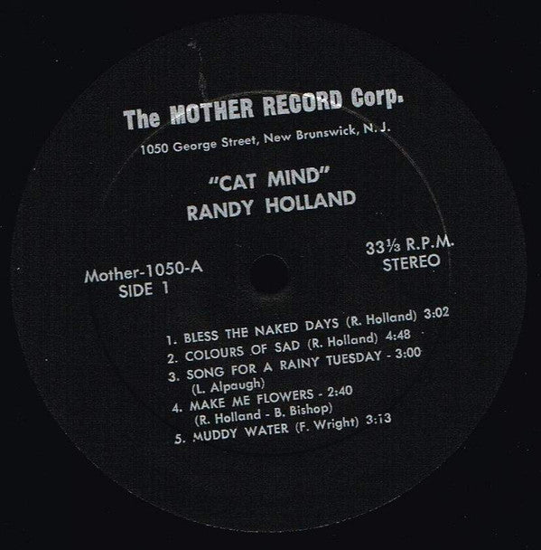 Randy Holland (2) : Cat Mind (LP)