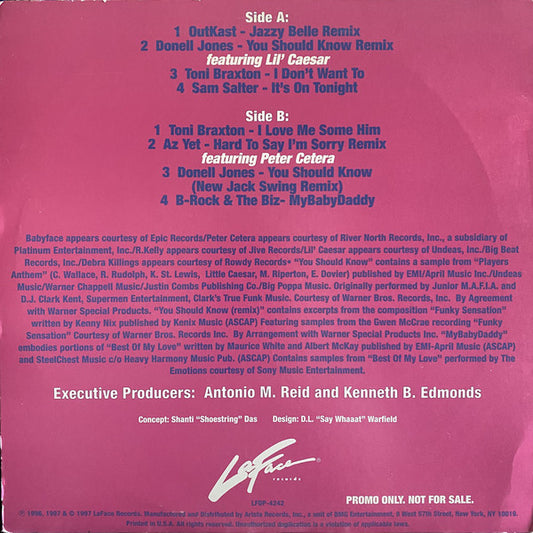 Various : LaFace Records - Baby Boomin' (LP, Comp, Promo)