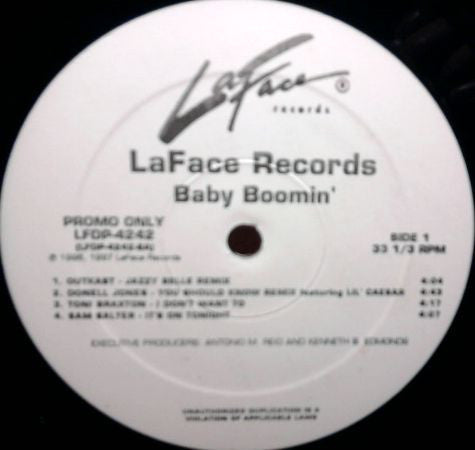 Various : LaFace Records - Baby Boomin' (LP, Comp, Promo)