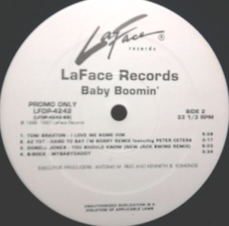 Various : LaFace Records - Baby Boomin' (LP, Comp, Promo)