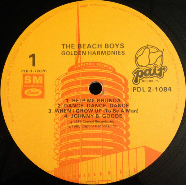 The Beach Boys : Golden Harmonies (2xLP, Comp)